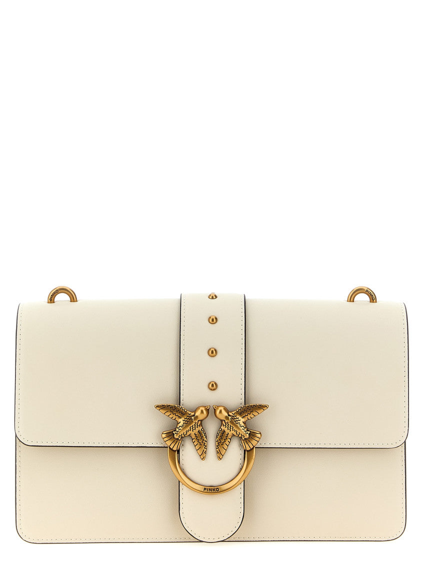 White 'Love One Classic' Crossbody Bag 1