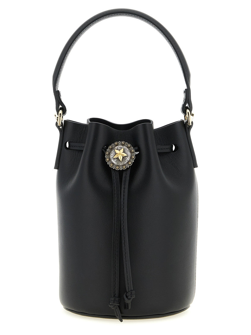 Black Dori Mini Bucket Bag 1