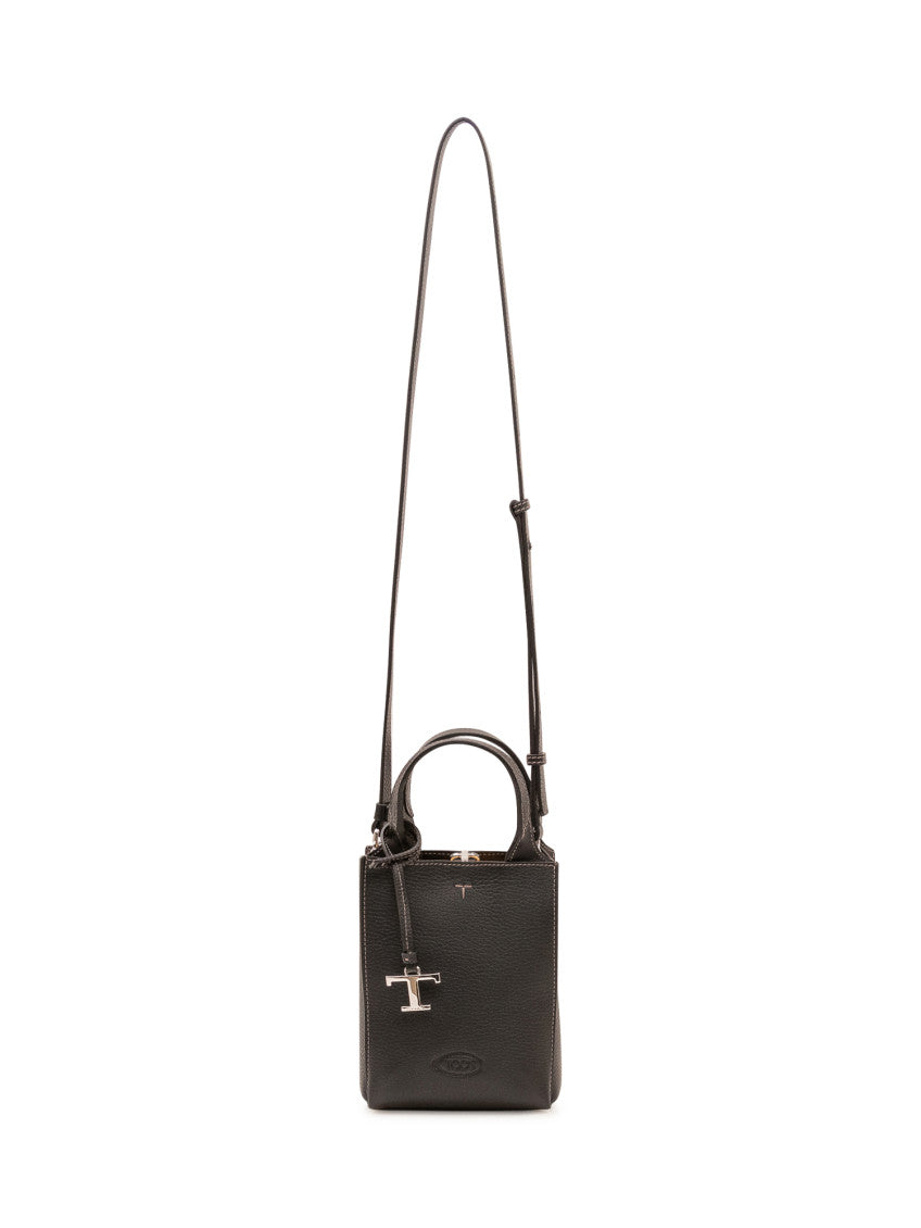 Dark Brown Logo Mini Crossbody Bag 2