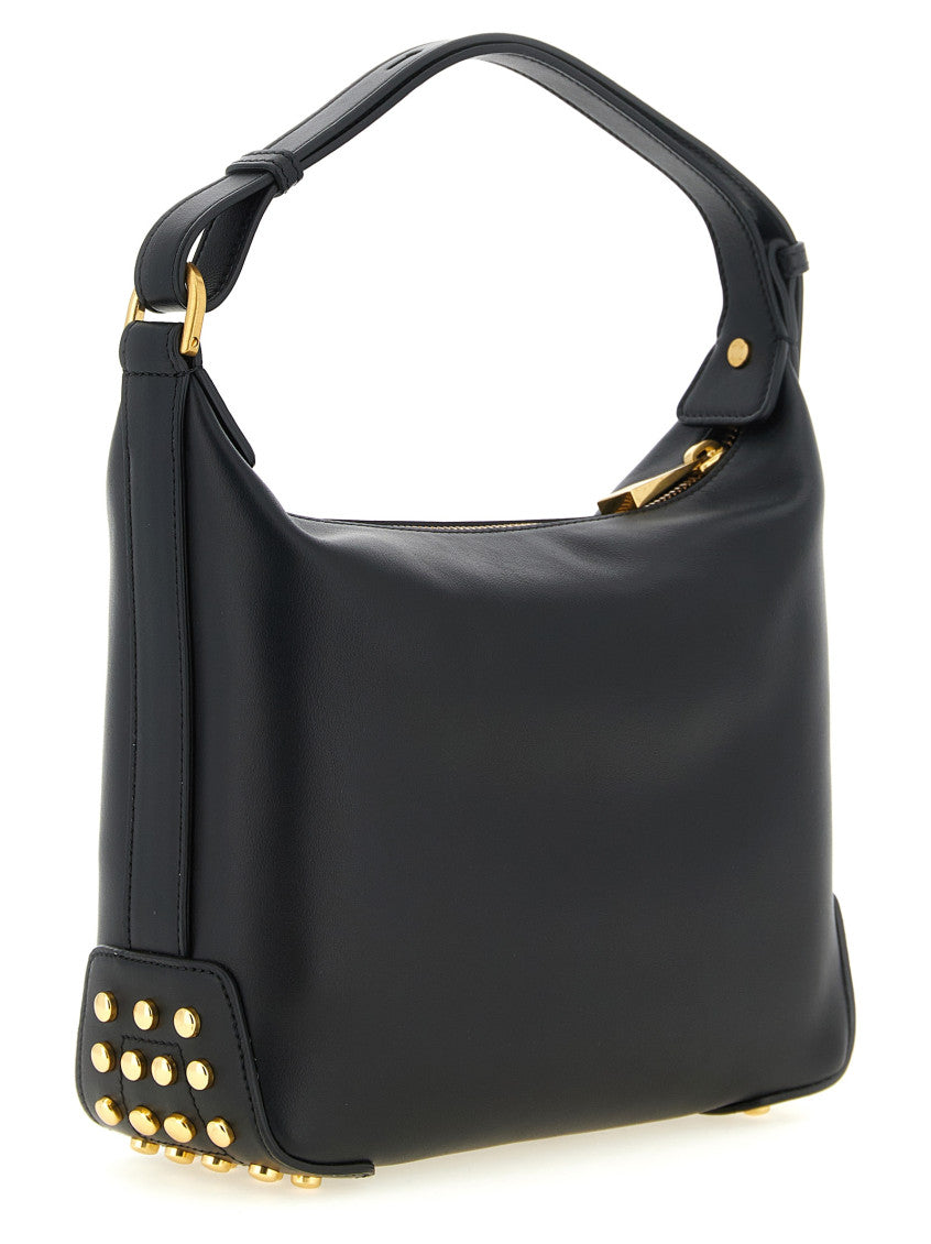 Black Metal Dots Mini Shoulder Bag 2