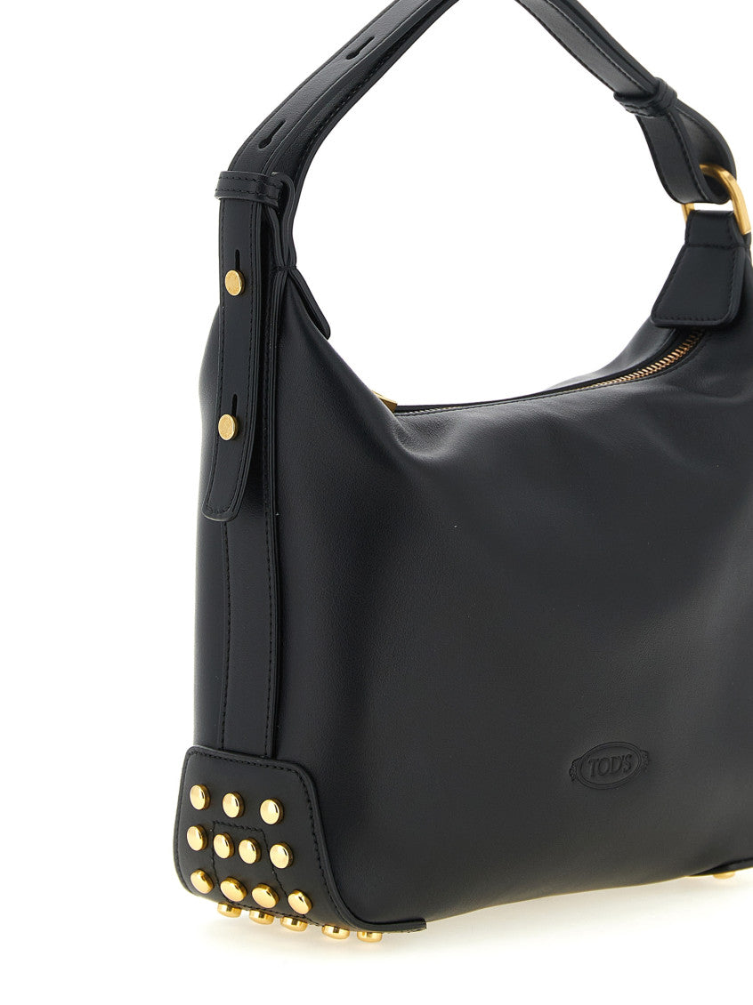 Black Metal Dots Mini Shoulder Bag 3