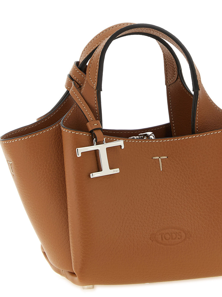 Brown T Timeless Mini Tote 3