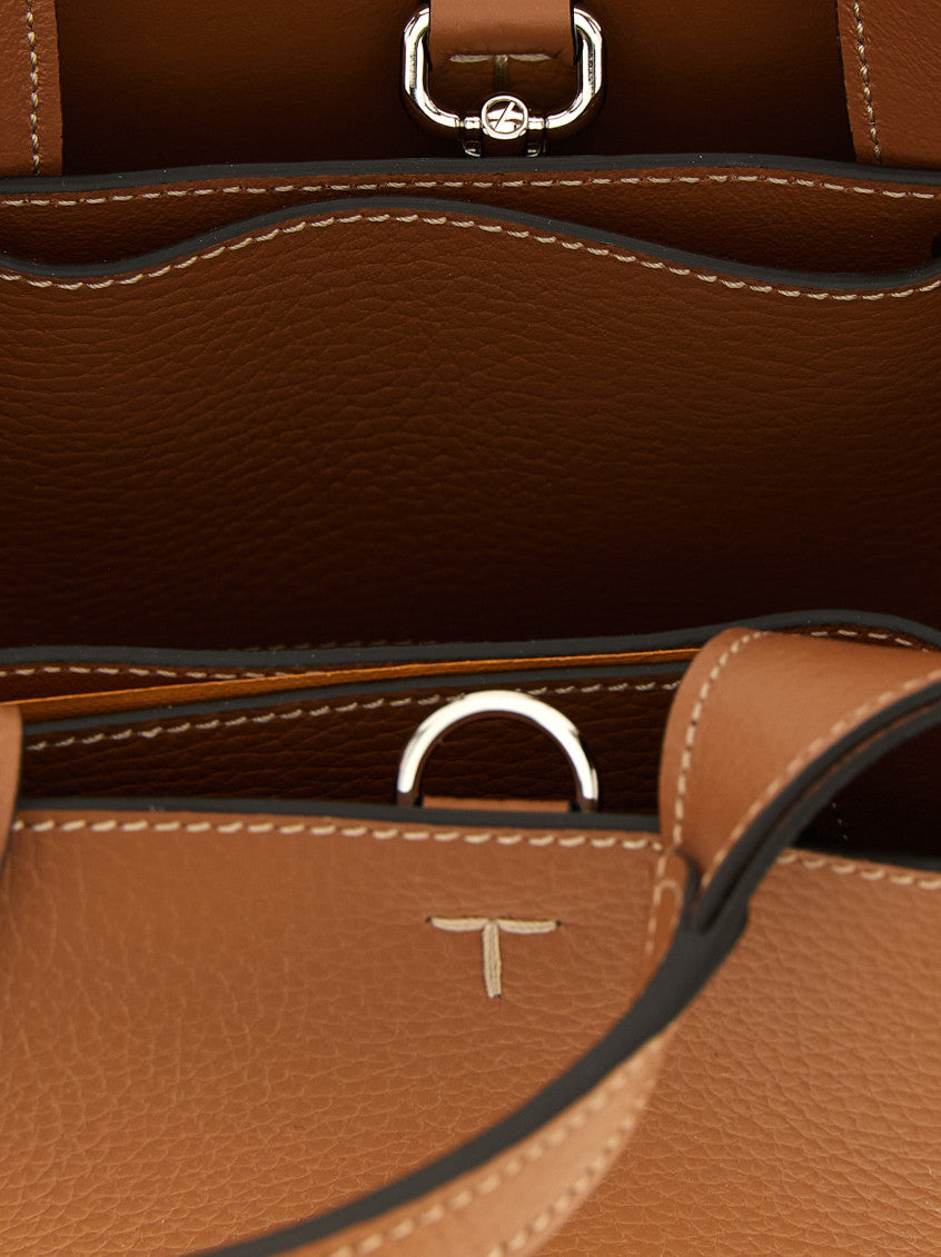 Brown T Timeless Mini Tote 4