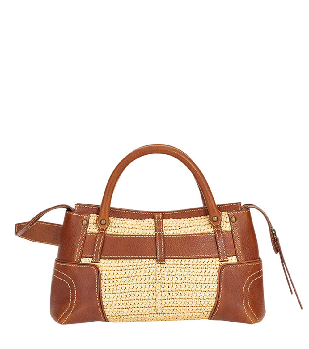 Brown Small Logo Satchel 2