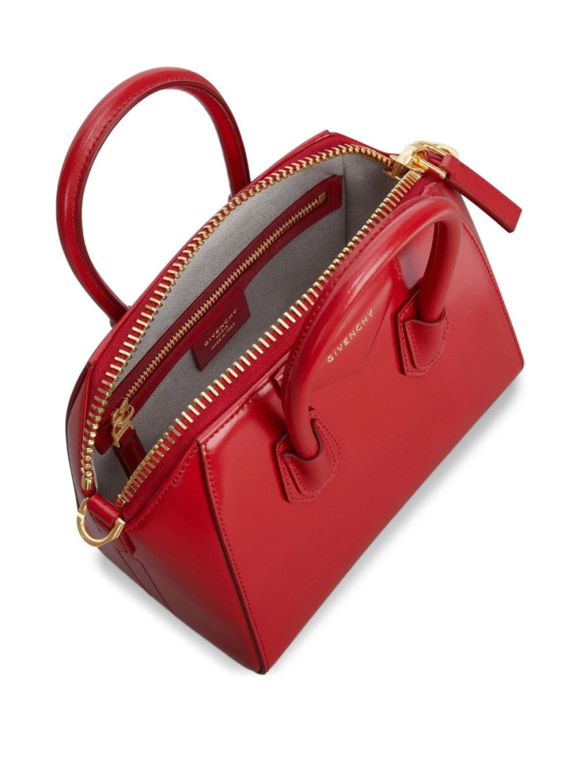 Red Antigona Mini Satchel 4