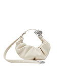 White Grab-D-Small scruched Hobo 1