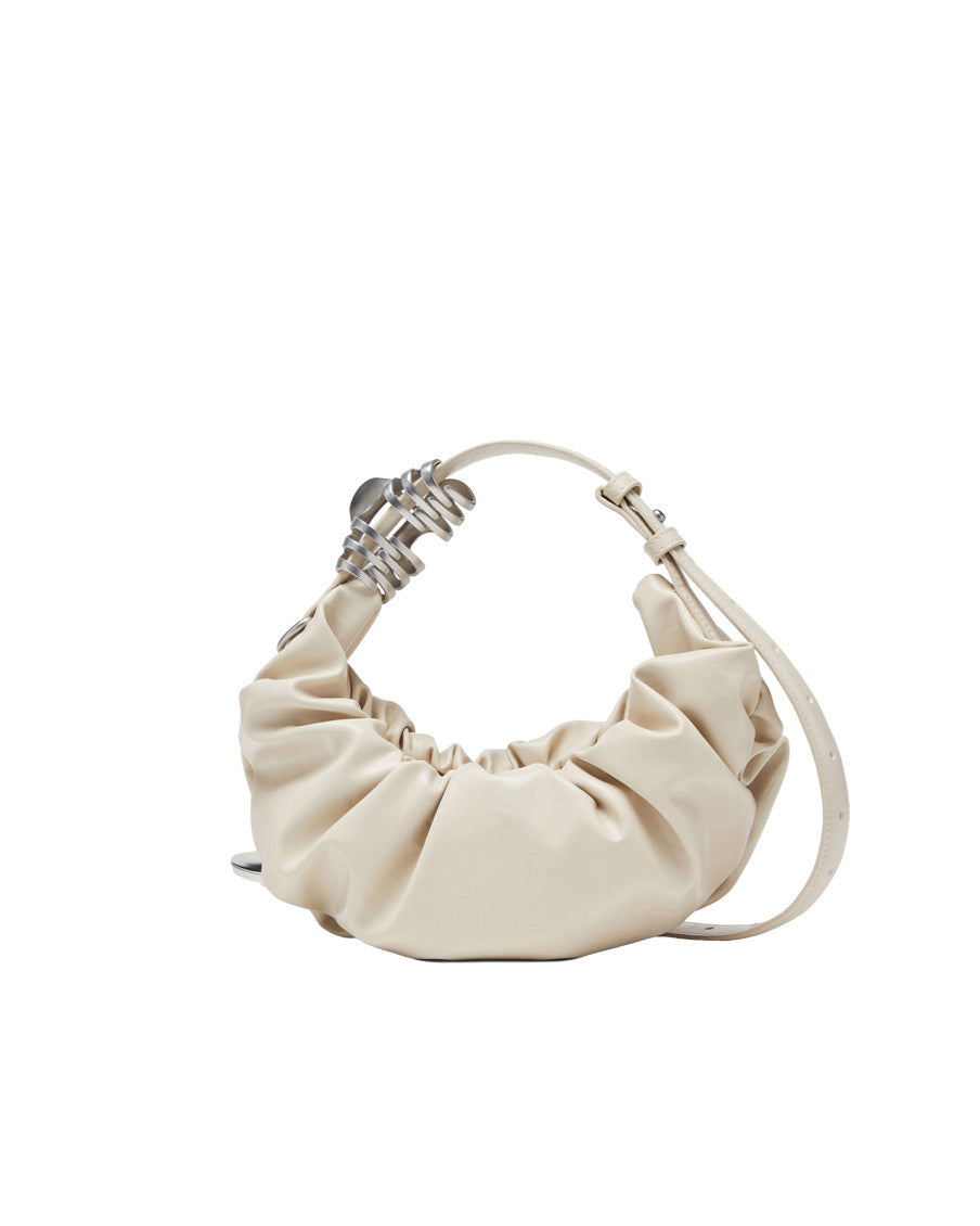 White Grab-D-Small scruched Hobo 2