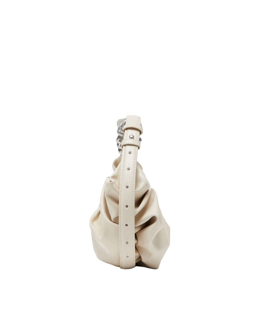 White Grab-D-Small scruched Hobo 3