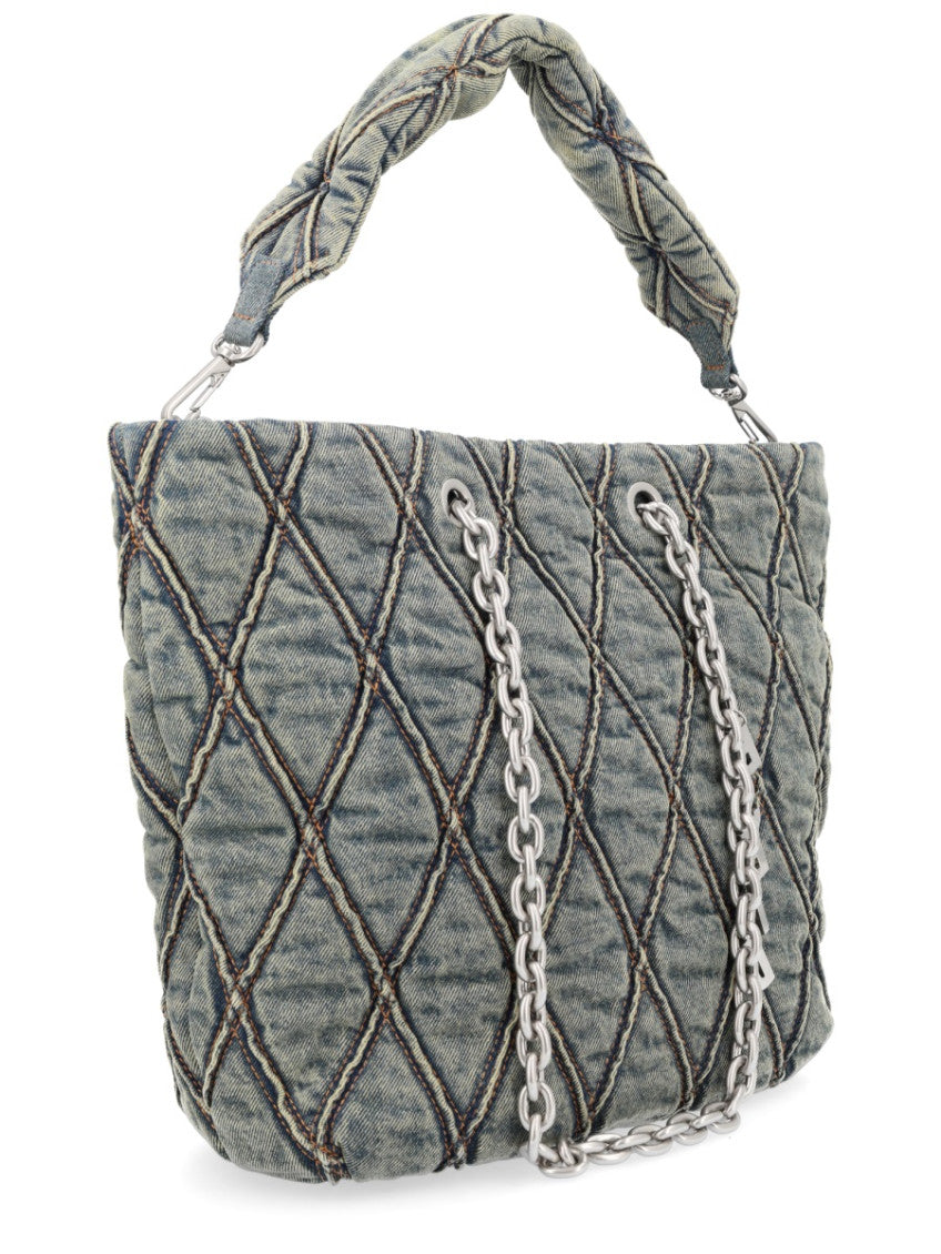 Blue Charm-D Large Tote 2