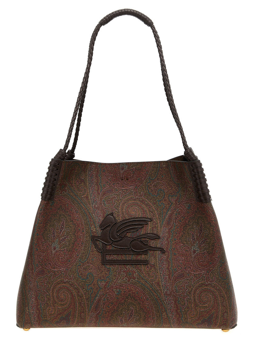 Brown 'Libra' Medium Tote Bag 1