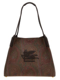 Brown 'Libra' Medium Tote Bag 1