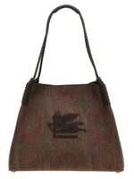 Brown 'Libra' Medium Tote Bag 1