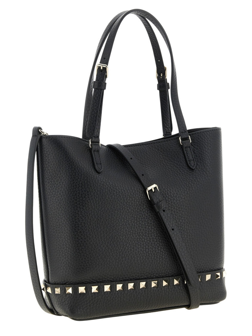Black Rockstud Small Tote 2