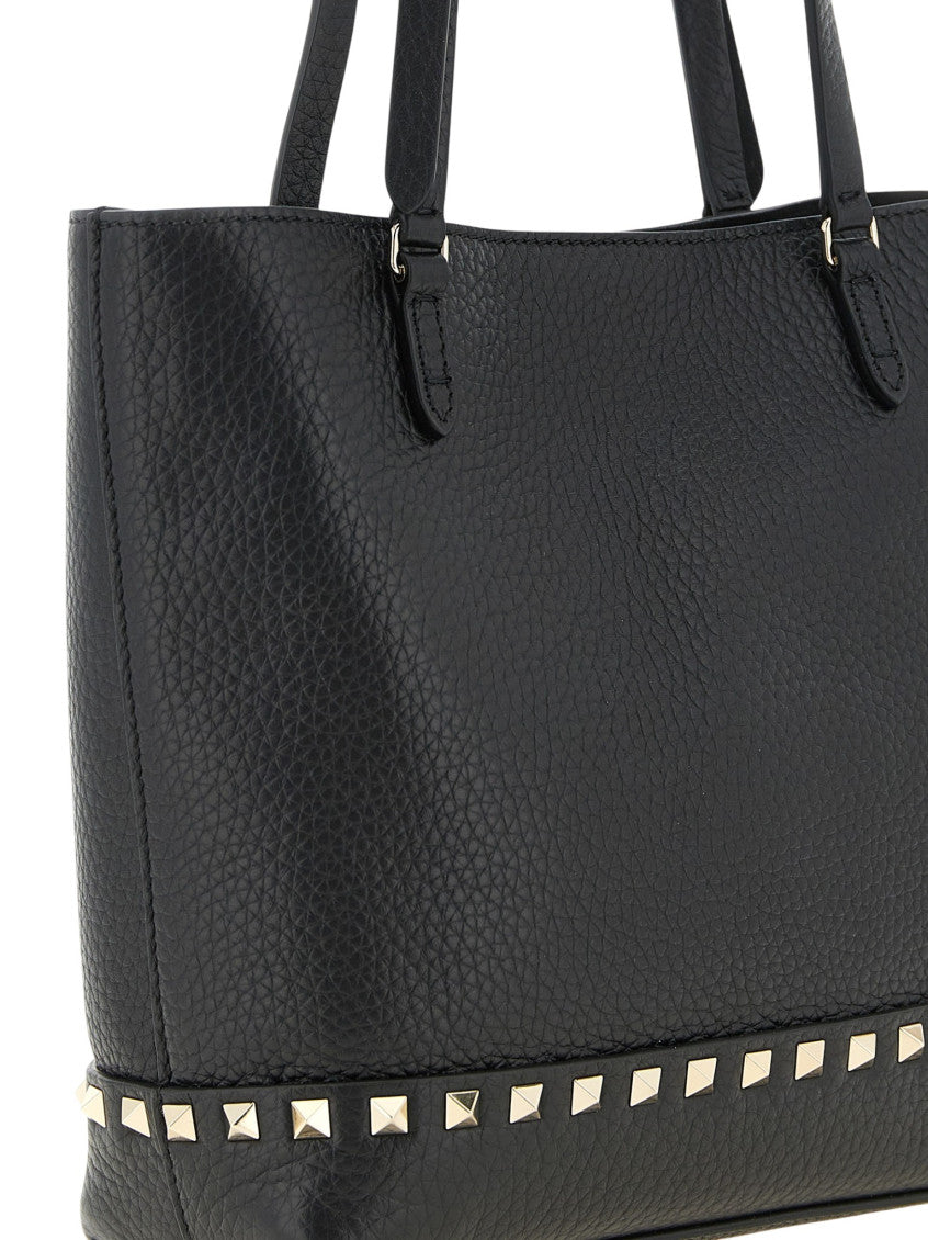 Black Rockstud Small Tote 3