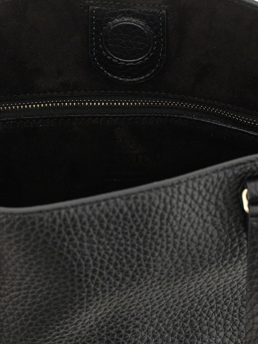 Black Rockstud Small Tote 4