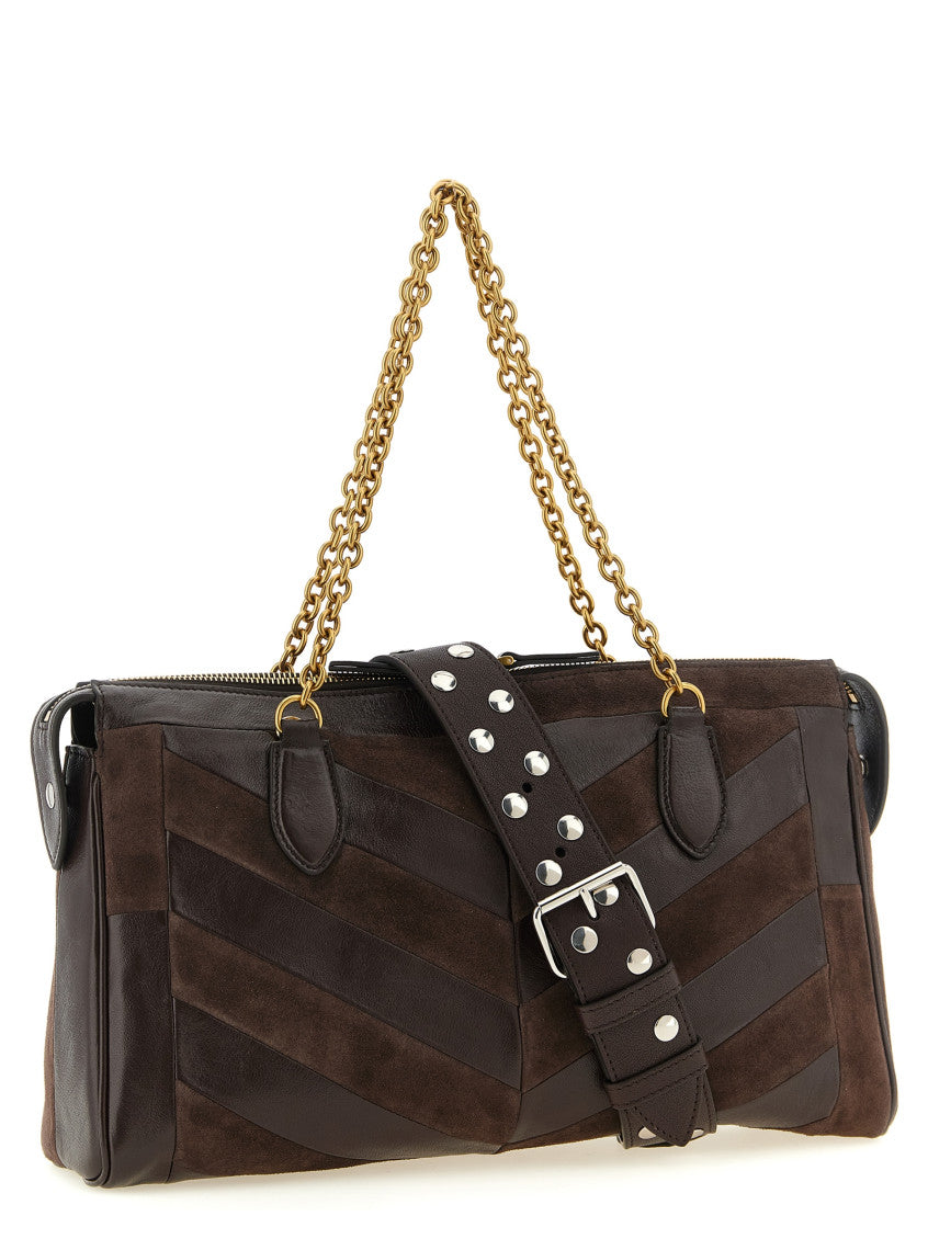 Brown Panthea Medium Shoulder Bag 2