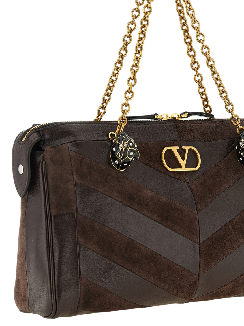 Brown Panthea Medium Shoulder Bag 3