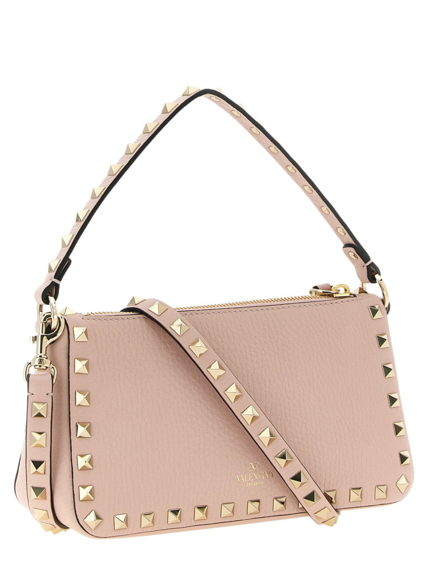 Pink Rockstud Small Shoulder Bag 2