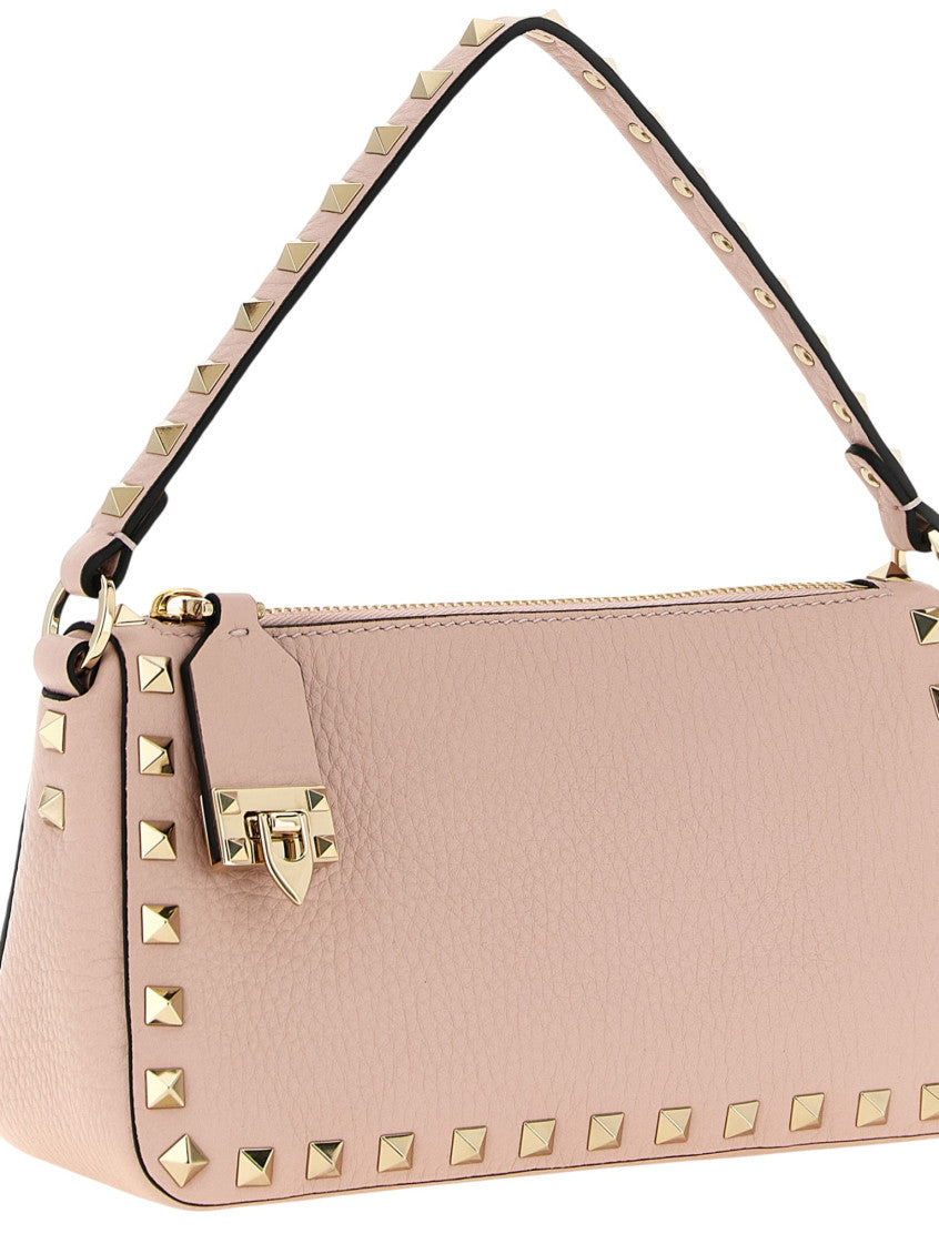 Pink Rockstud Small Shoulder Bag 3