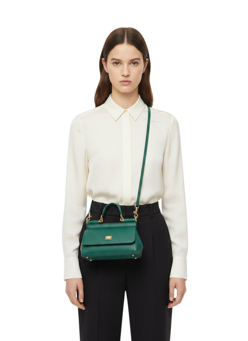 Green Sicily Mini Satchel 6