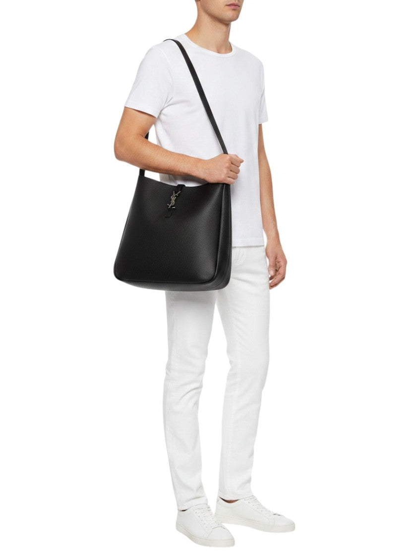 Black Le 5 A 7 Large Crossbody Bag 6