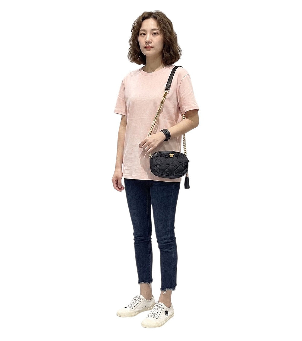 Black Logo Mini Crossbody Bag 5