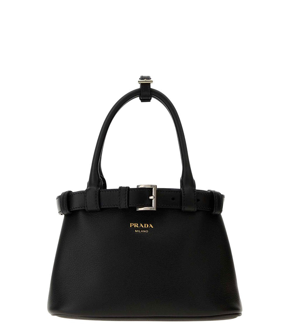 Black Buckle Small Satchel 1