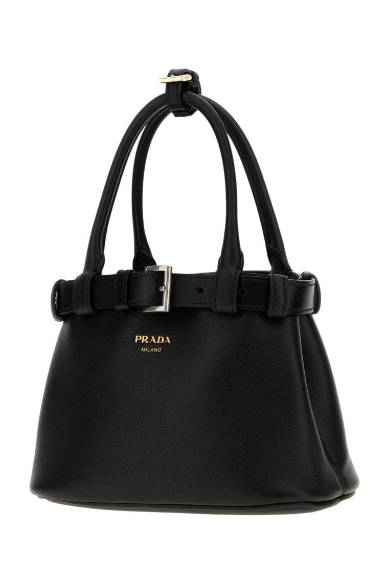 Black Buckle Small Satchel 2