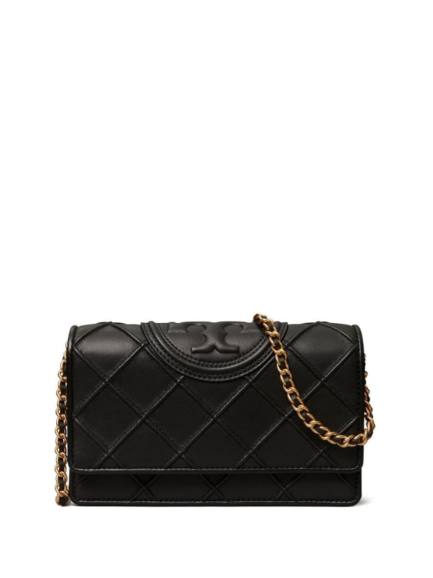 Black Fleming logo-embossed crossbody bag 1