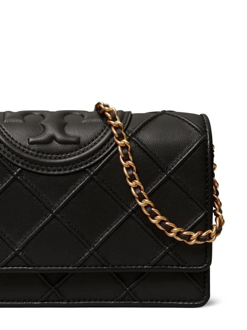 Black Fleming logo-embossed crossbody bag 2