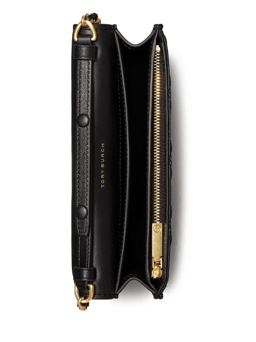 Black Fleming logo-embossed crossbody bag 4
