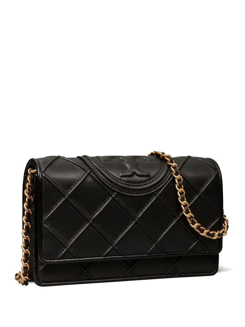 Black Fleming logo-embossed crossbody bag 5