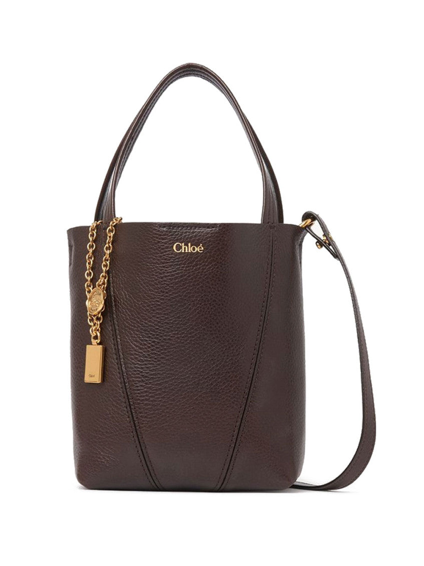 Brown Spin Small Tote 1