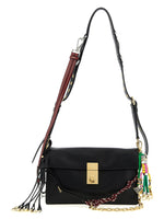 Black Soft Sound Small Shoulder Bag 1