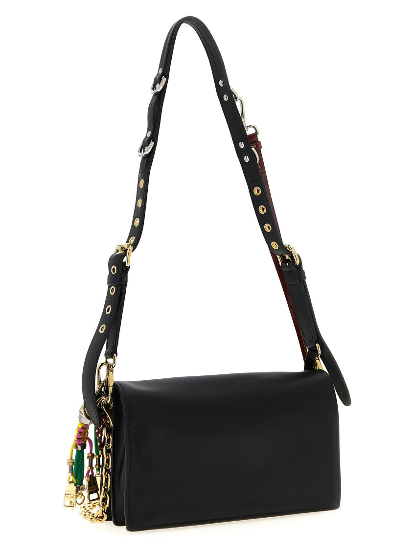 Black Soft Sound Small Shoulder Bag 2