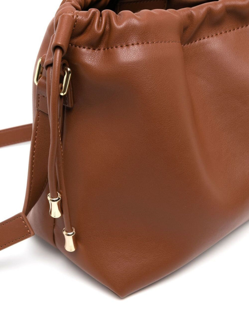 Brown Ninon Small Bucket Bag 4