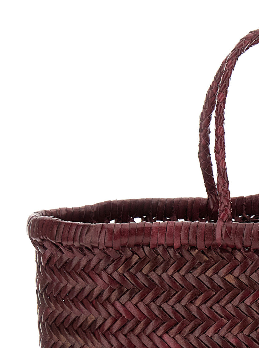 Dark Brown Triple Jump Small Tote 3