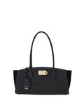 Black Studio Soft Medium Shoulder Bag 1