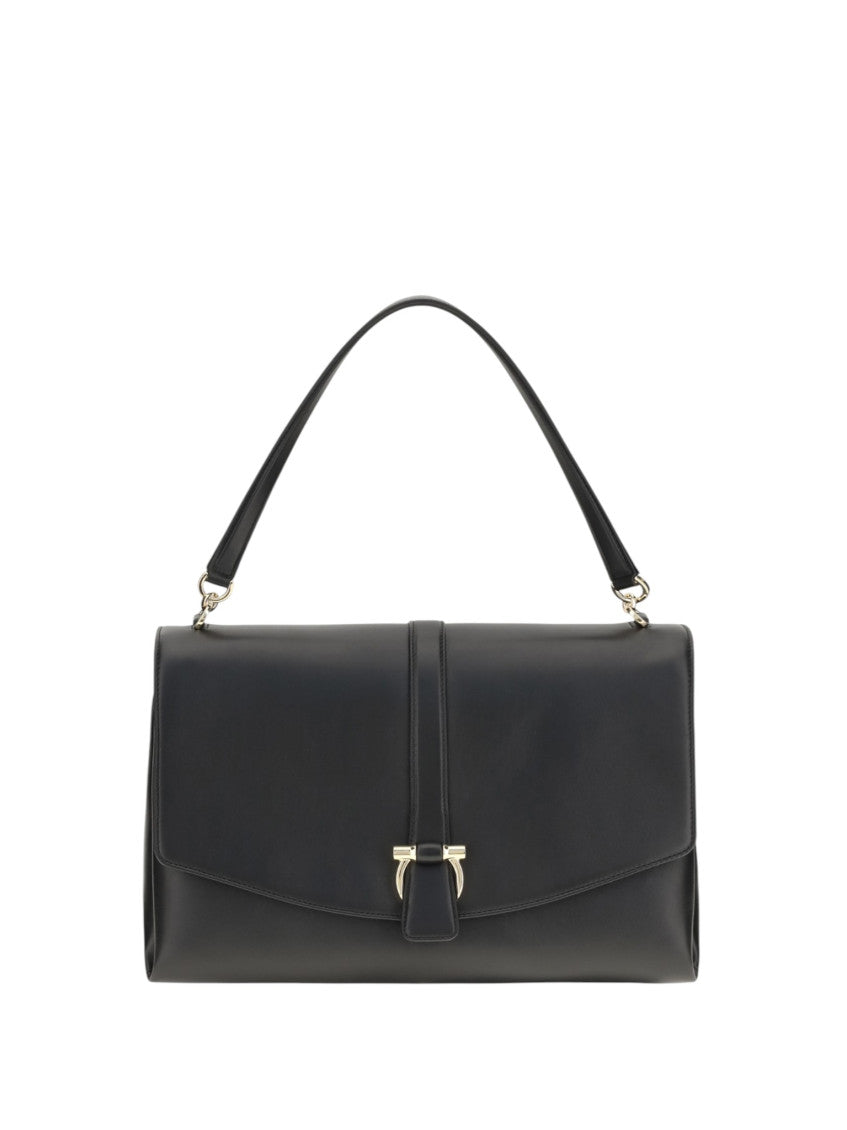 Black Mia Large Shoulder Bag 1
