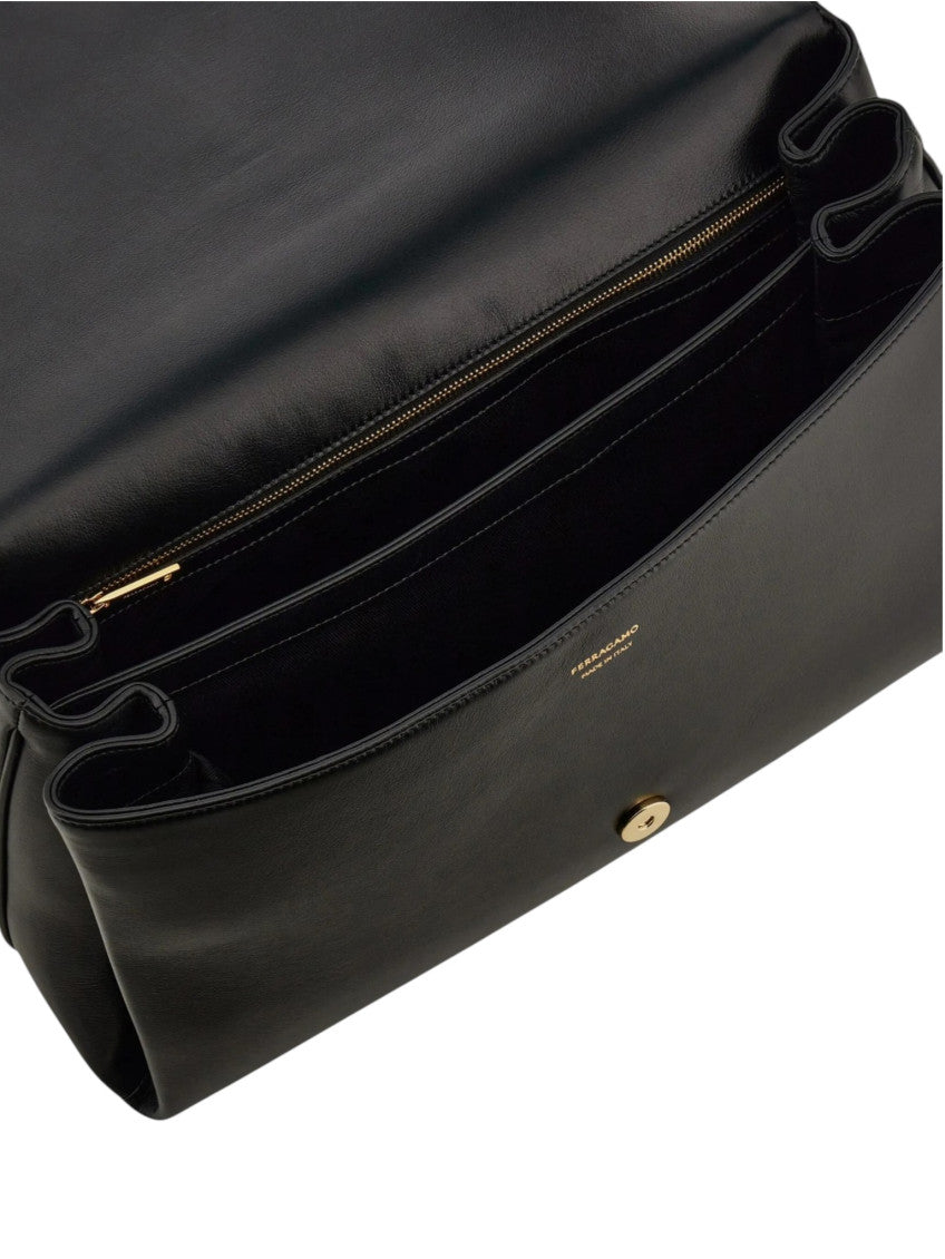 Black Mia Large Shoulder Bag 5
