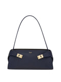 Navy Blue Hug Large Shoulder Bag 1