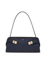 Navy Blue Hug Large Shoulder Bag 1