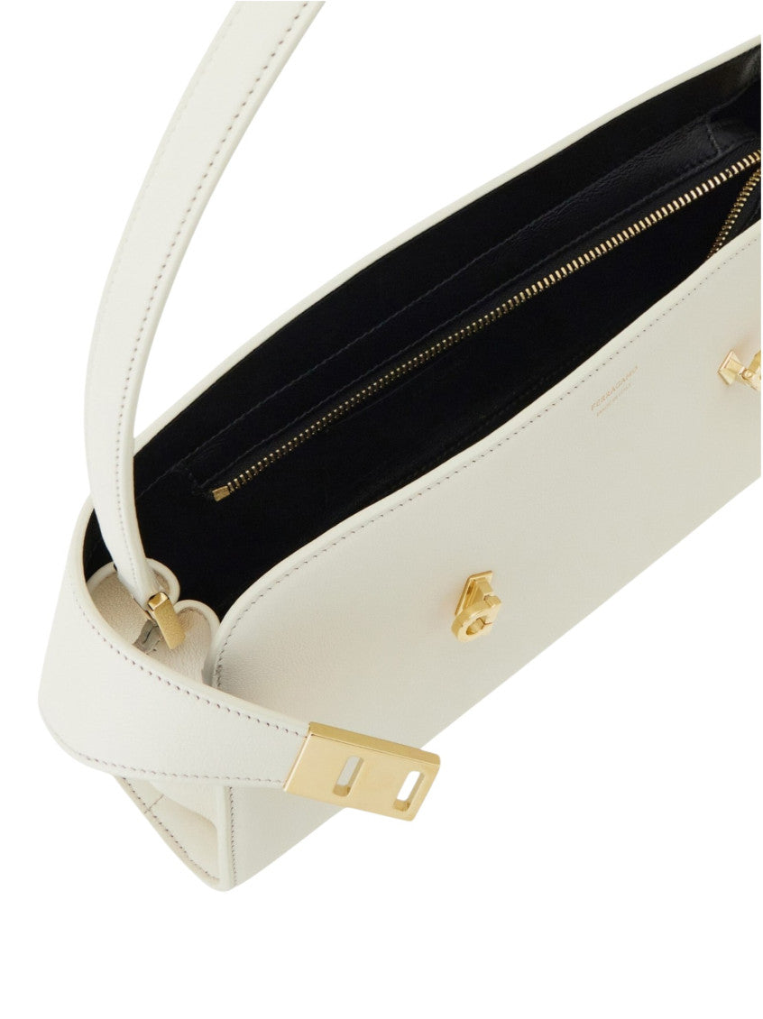White Hug Large Shoulder Bag 3