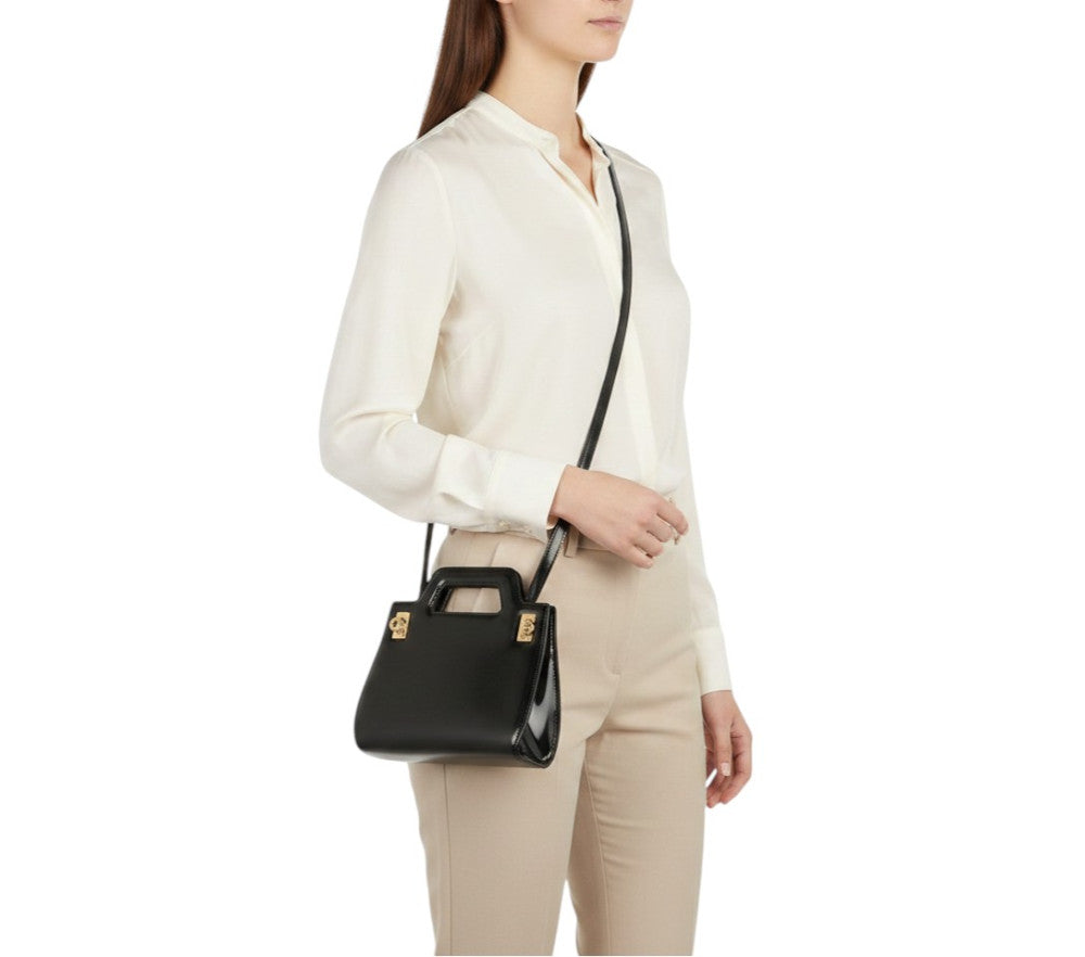 Black Wanda Mini Satchel 5