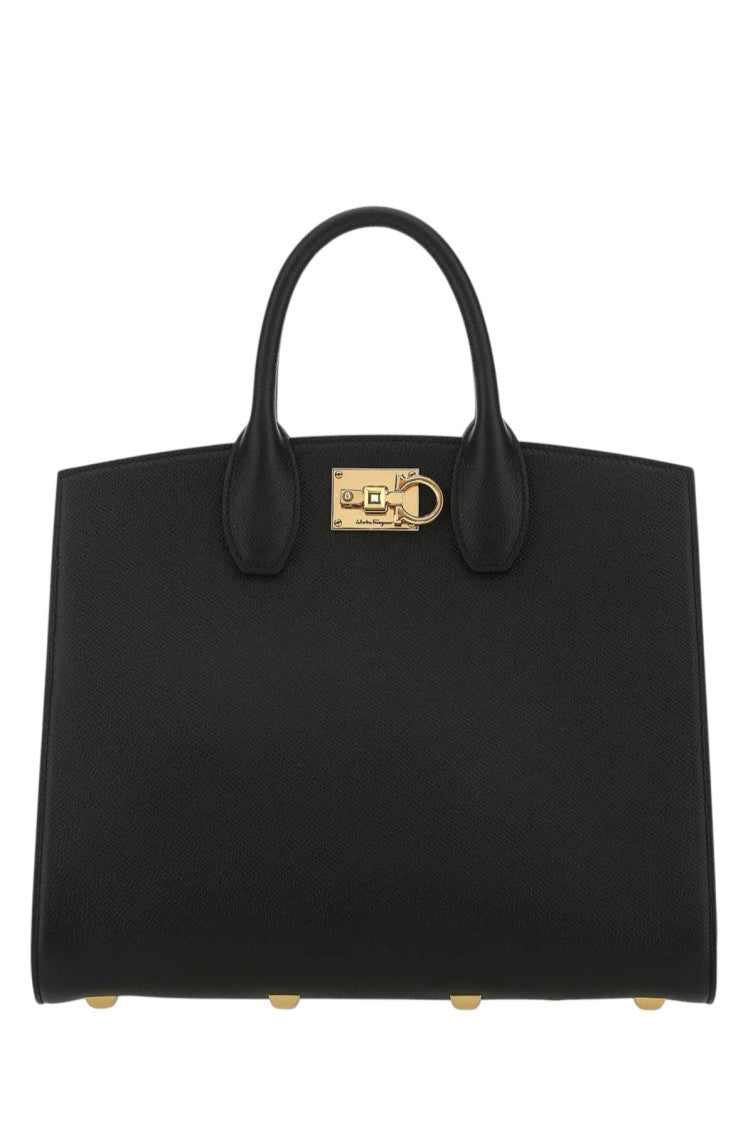 Black Studio Medium Satchel 1