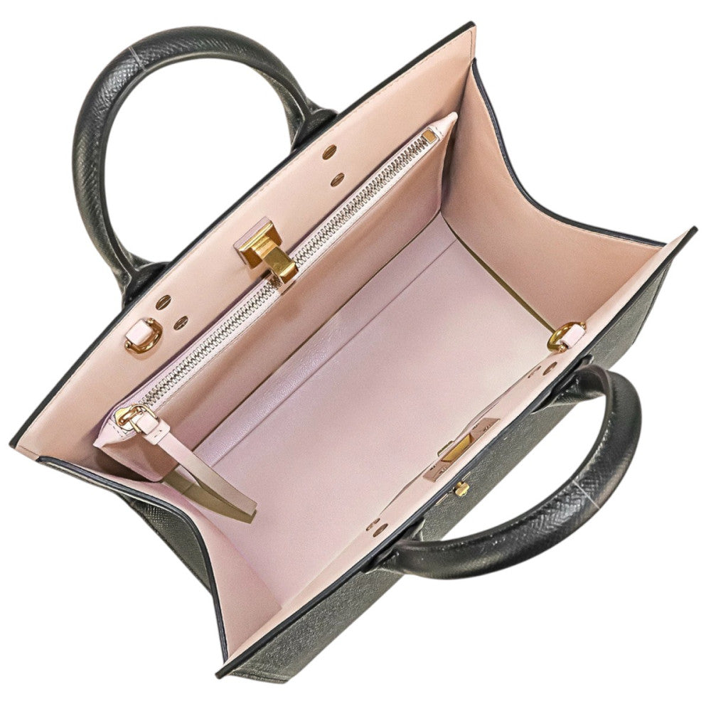 Black Studio Medium Satchel 3