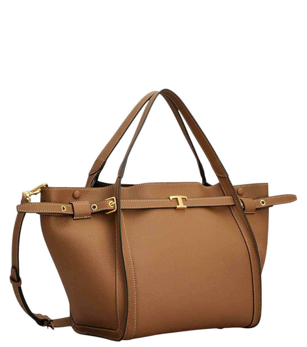 Brown T Timeless Small Tote 2