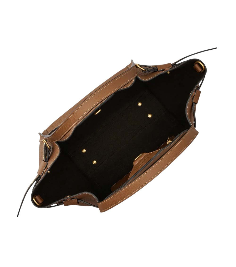 Brown T Timeless Small Tote 3