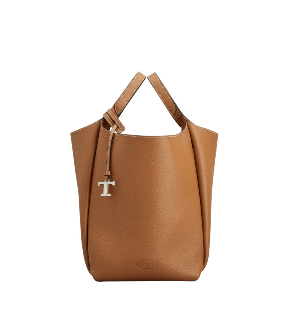 Brown Logo Small Bucket Bag 1