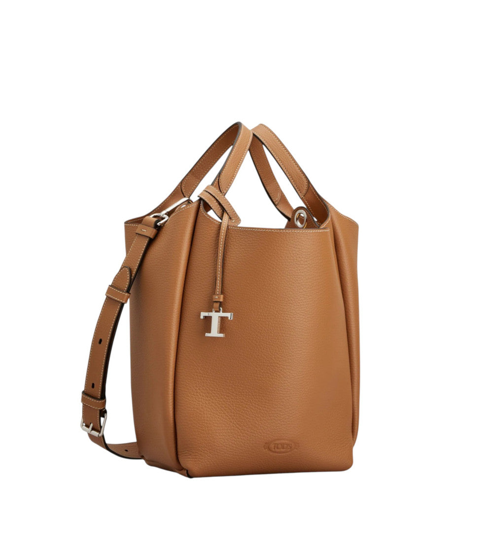 Brown Logo Small Bucket Bag 2